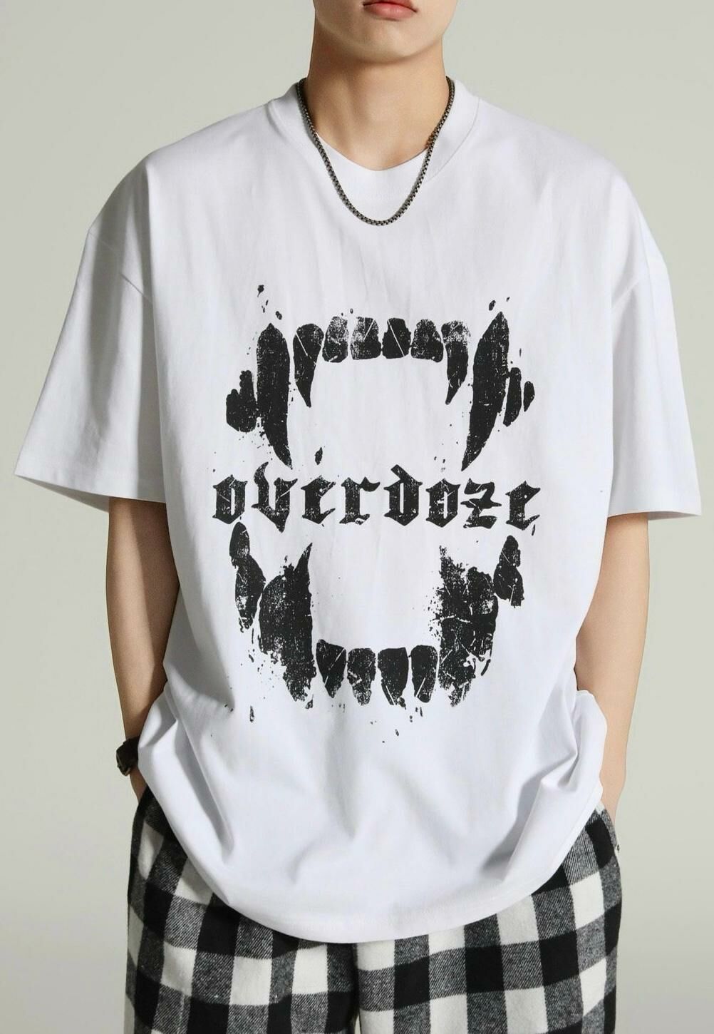 英文字圖案短袖Tee GUNNER-008T