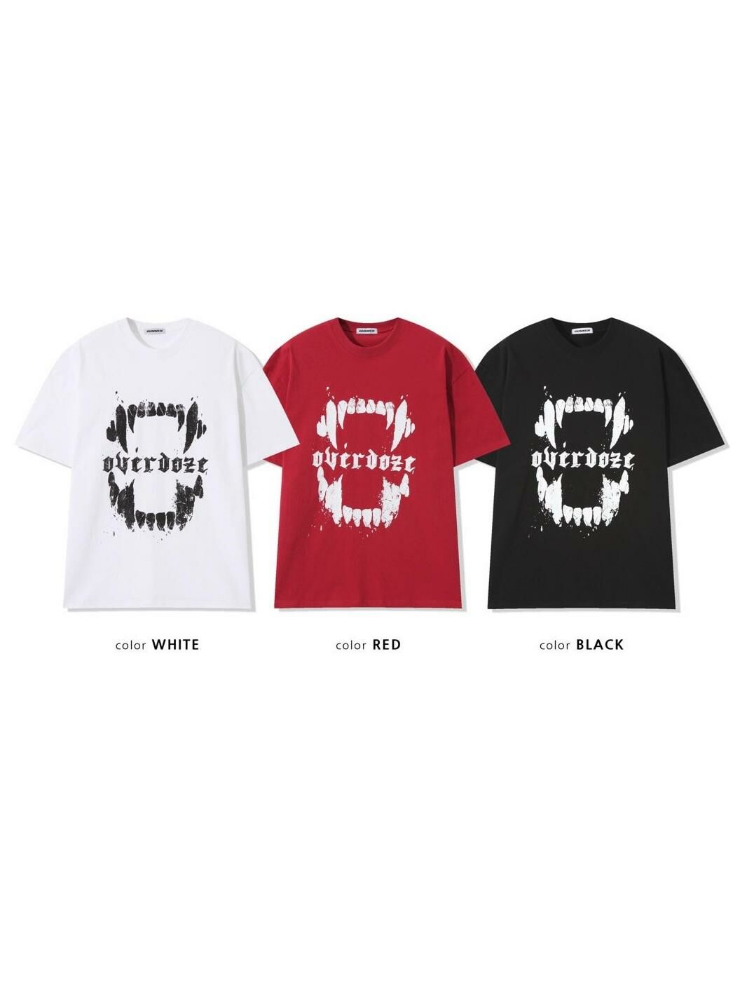 英文字圖案短袖Tee GUNNER-008T