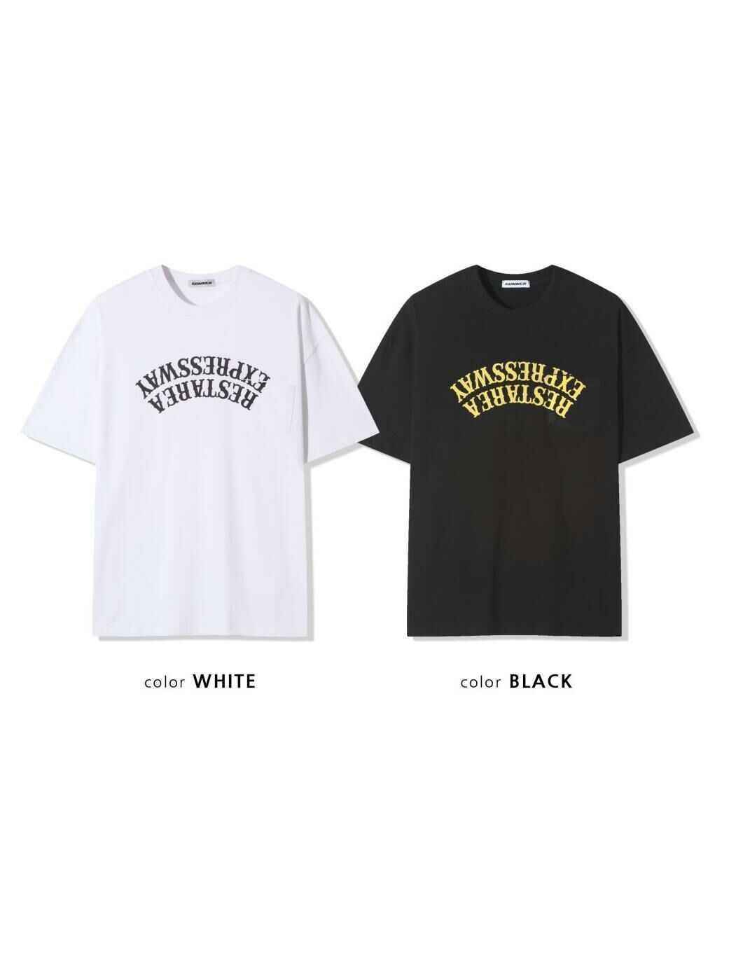 英文字短袖Tee GUNNER-010T