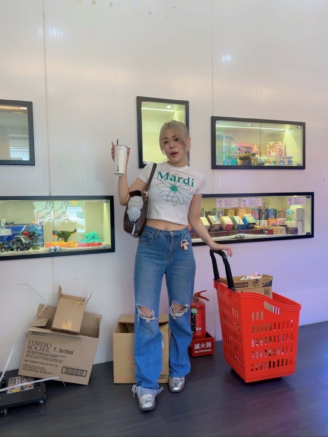 韓國𝗠𝗮𝗿𝗱𝗶短袖𝗧 短版