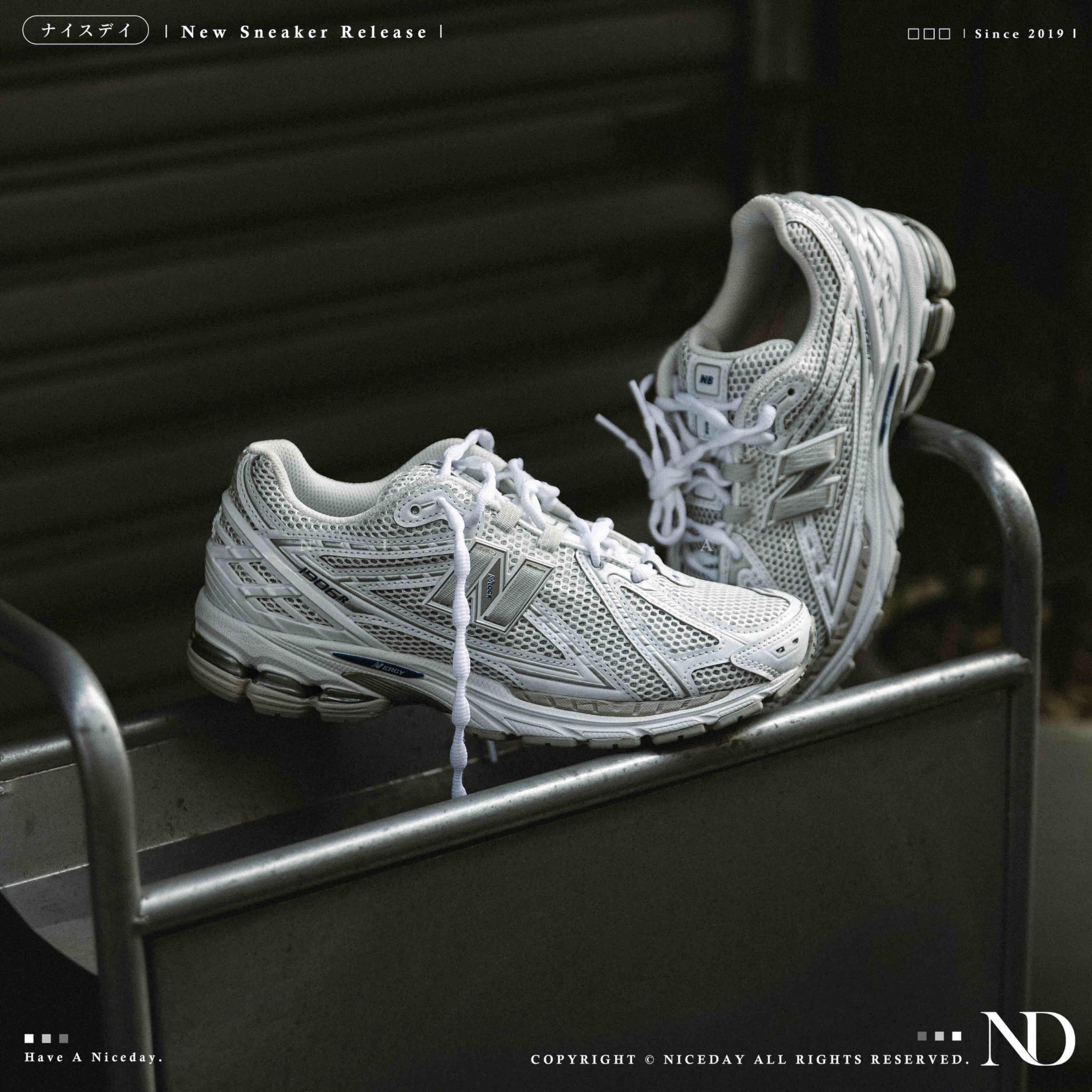 NICEDAY 現貨 New Balance 1906R 復古 白灰 石灰 白色 灰色 男女鞋 情侶 U1906RCA