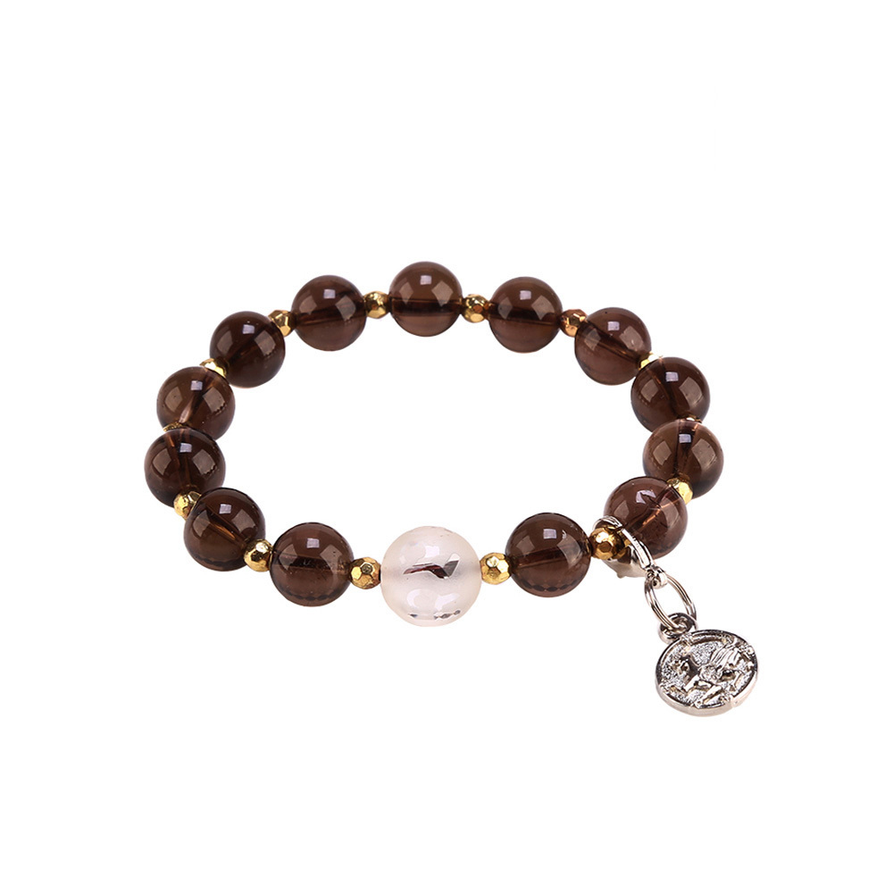 【風水好好玩】六字真言茶晶手珠 (保平安/化煞辟邪/消除業障)