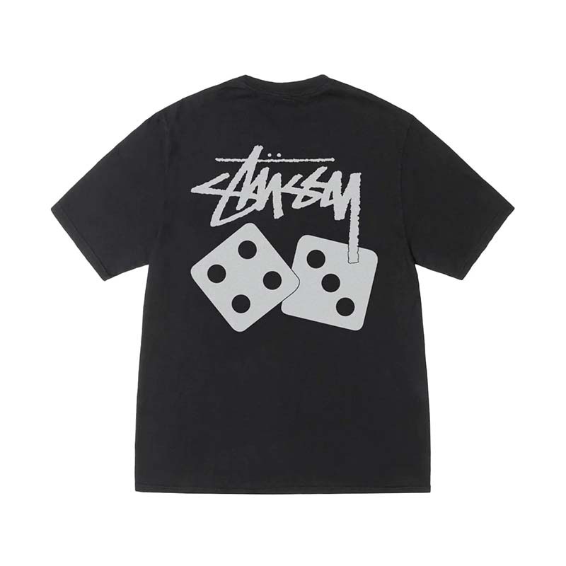 Stussy Dice Tee Pigment Dyed Black 短袖黑色1905077-BK