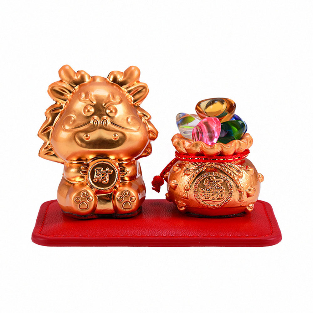 【風水好好玩】金龍爆賺五路聚財鎮 (元寶/招財/風水擺件/旺財位/五行)
