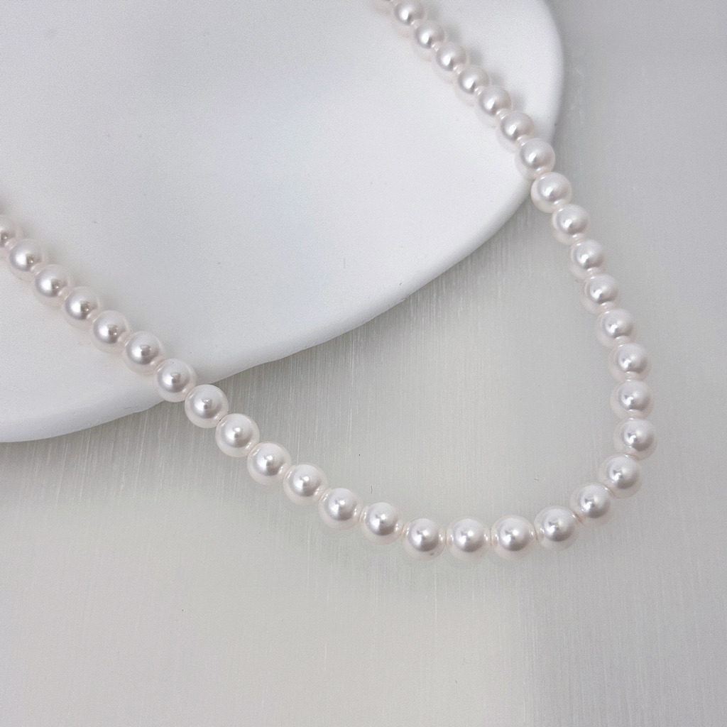 珍珠項鍊 6mm