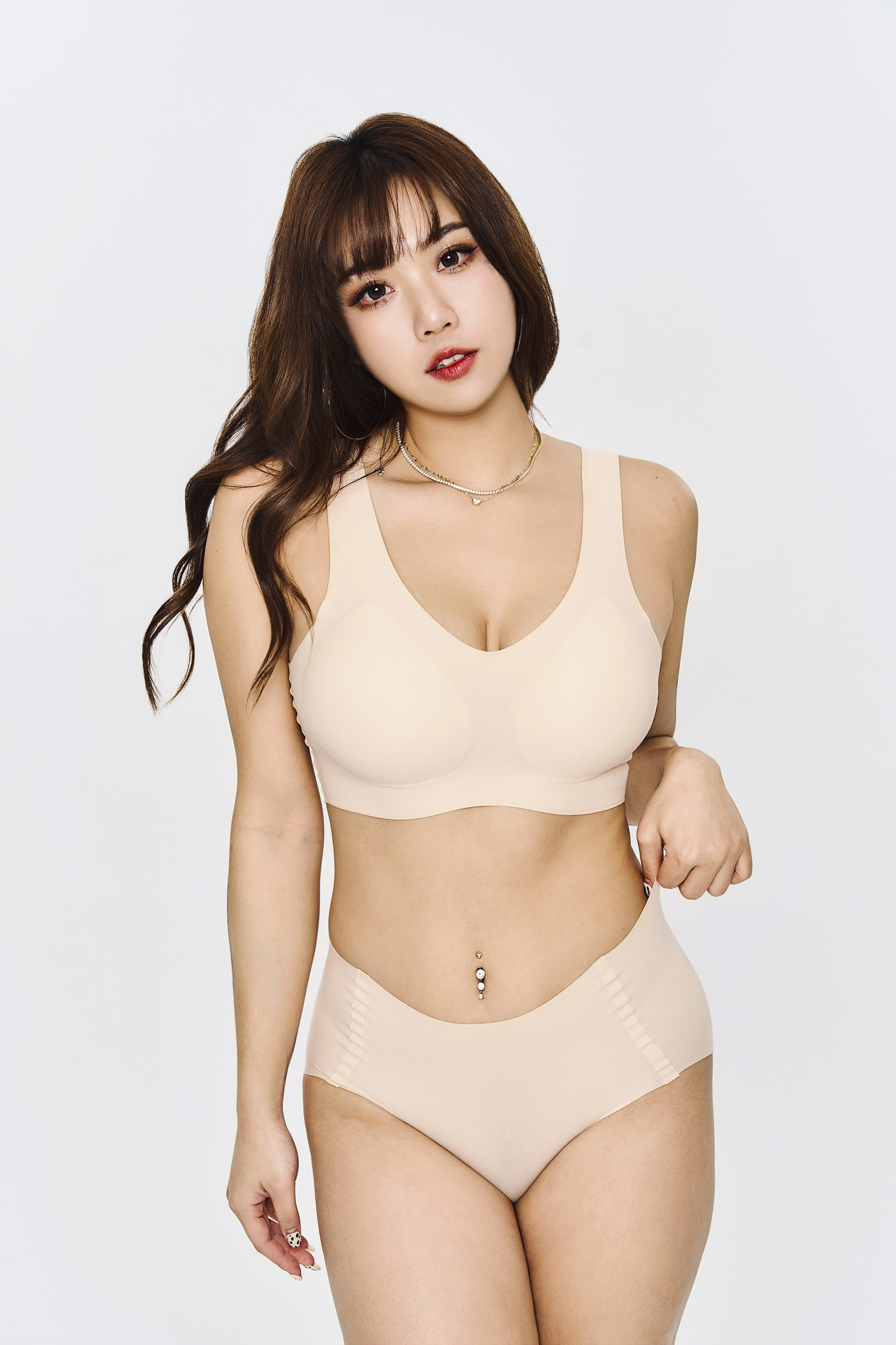 Invisible Sleep Bra (with Panties) - Wide Shoulder Tank Style