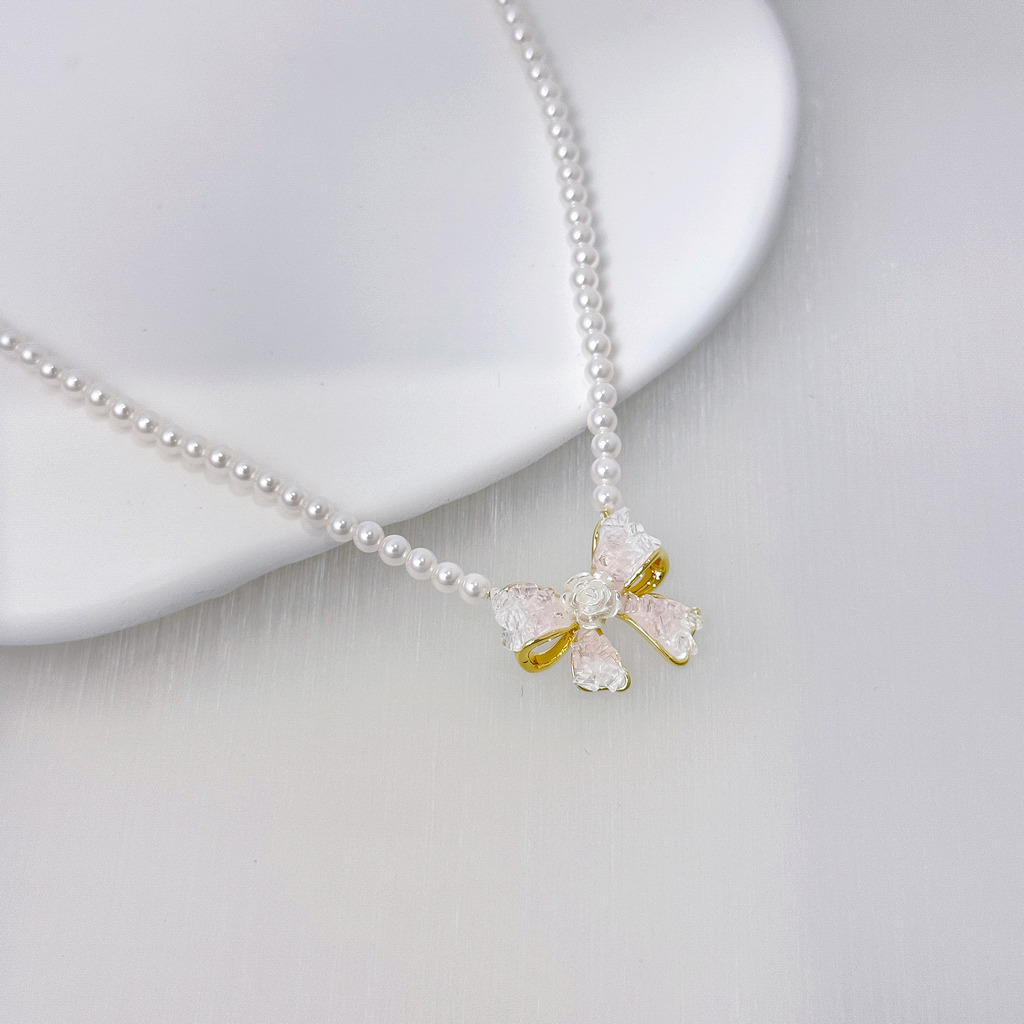 珍珠繫蝶夢(粉)