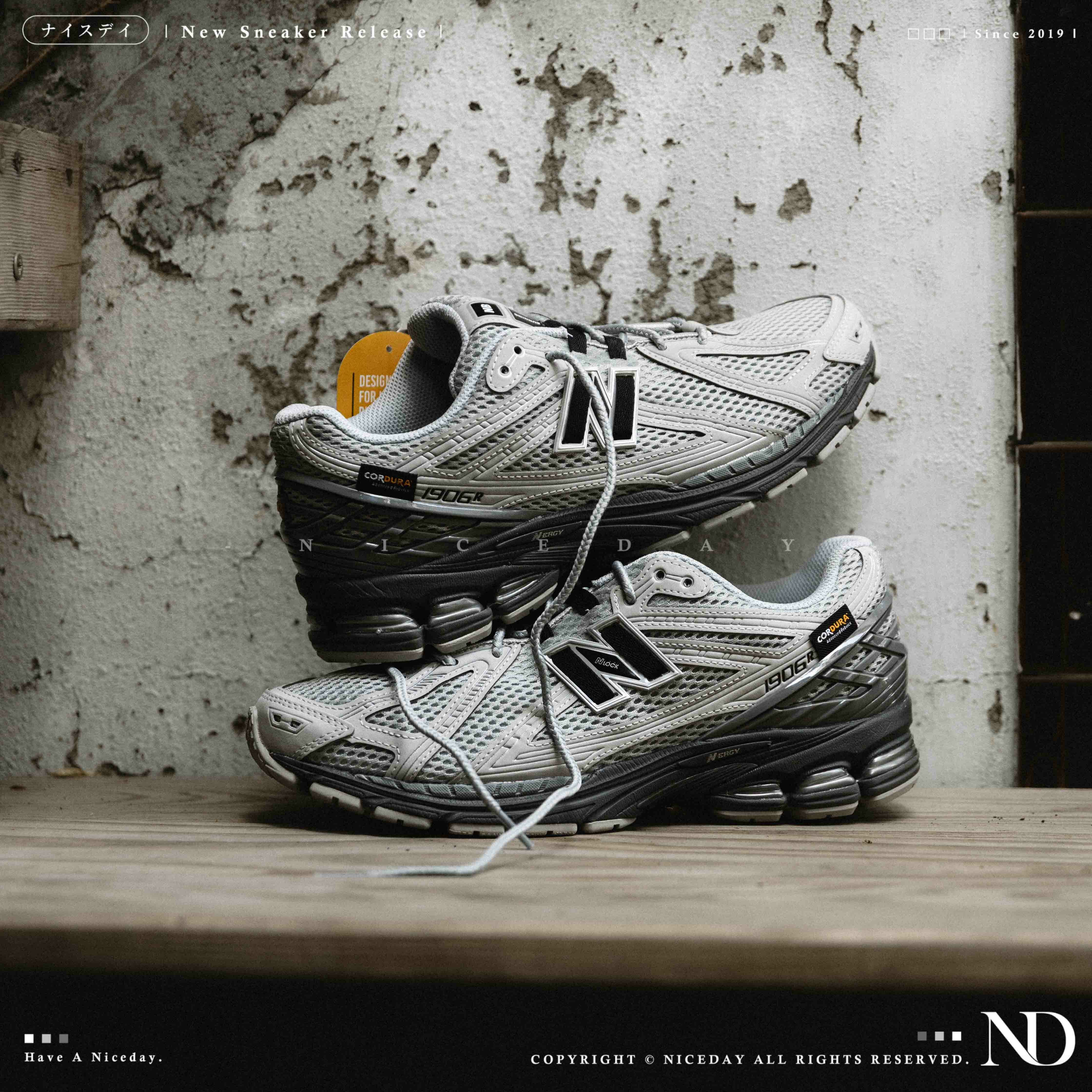 NICEDAY 現貨 New Balance 1906 水泥灰 灰色 復古 菸灰 鐵灰 U1906ROA