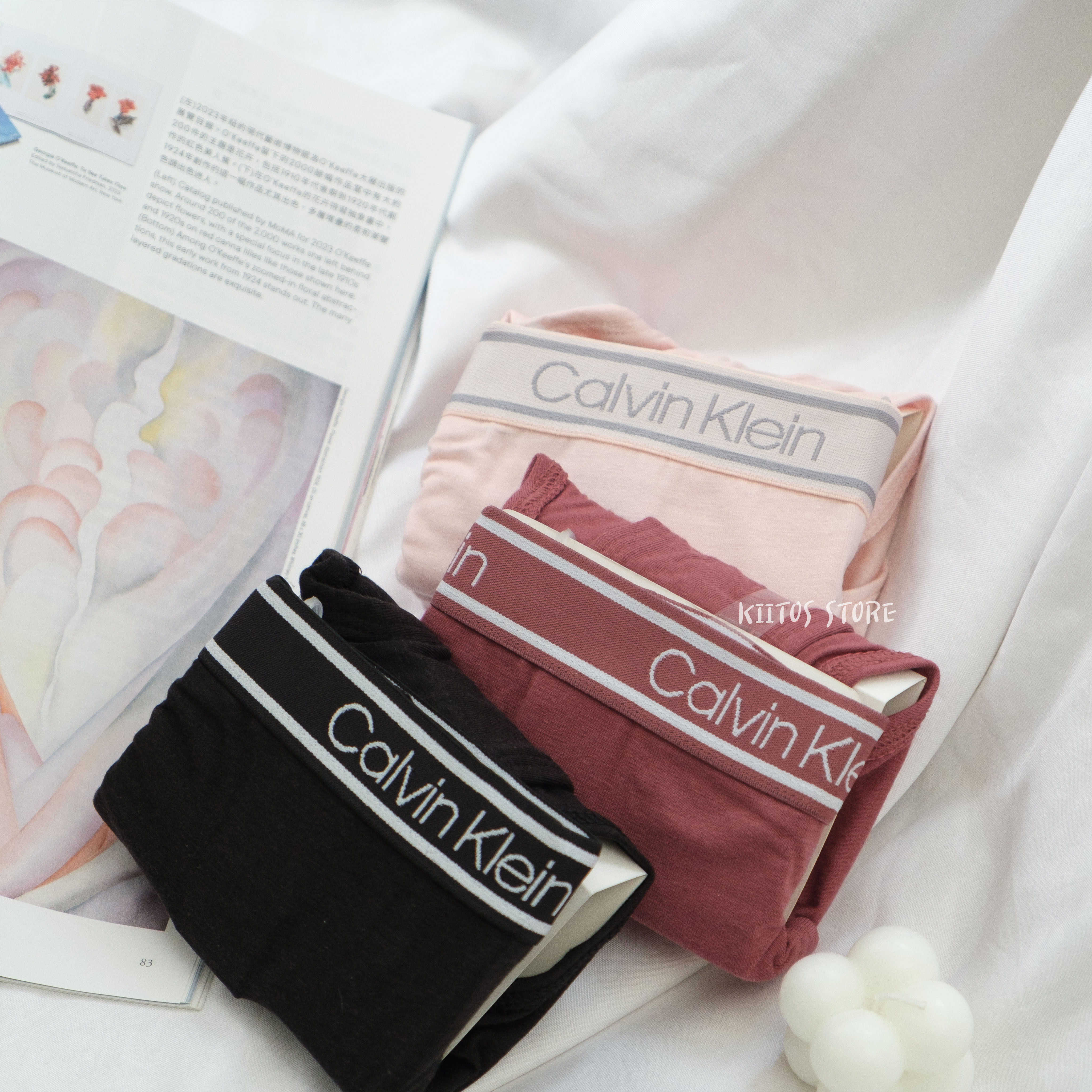 【現貨】Calvin Klein CK 棉質三角褲3入 盒裝組 黑粉藍 黑藍靛 黑灰綠 黑黑藍