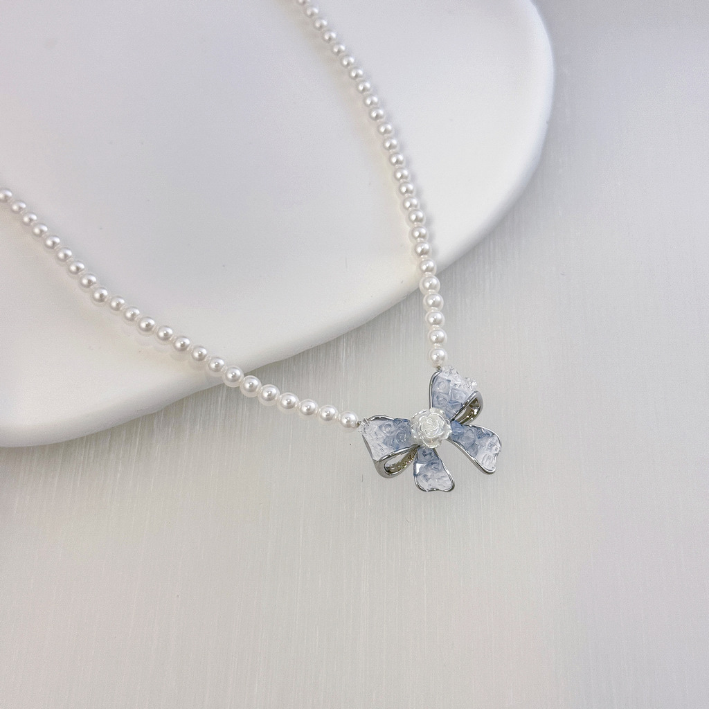 珍珠繫蝶夢(藍)