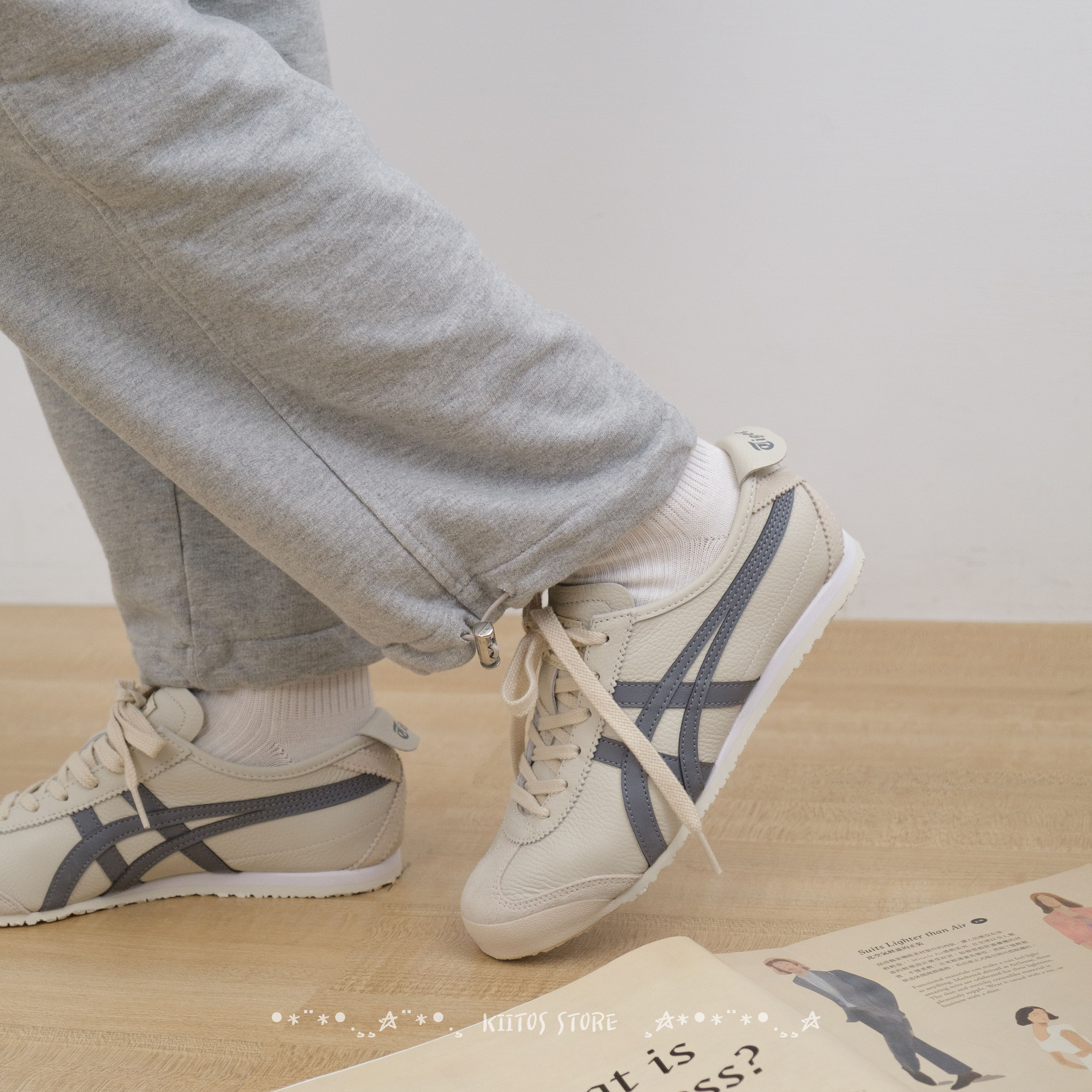 Onitsuka Tiger 鬼塚虎 燕麥 灰色 MEXICO 66 1183A201-250