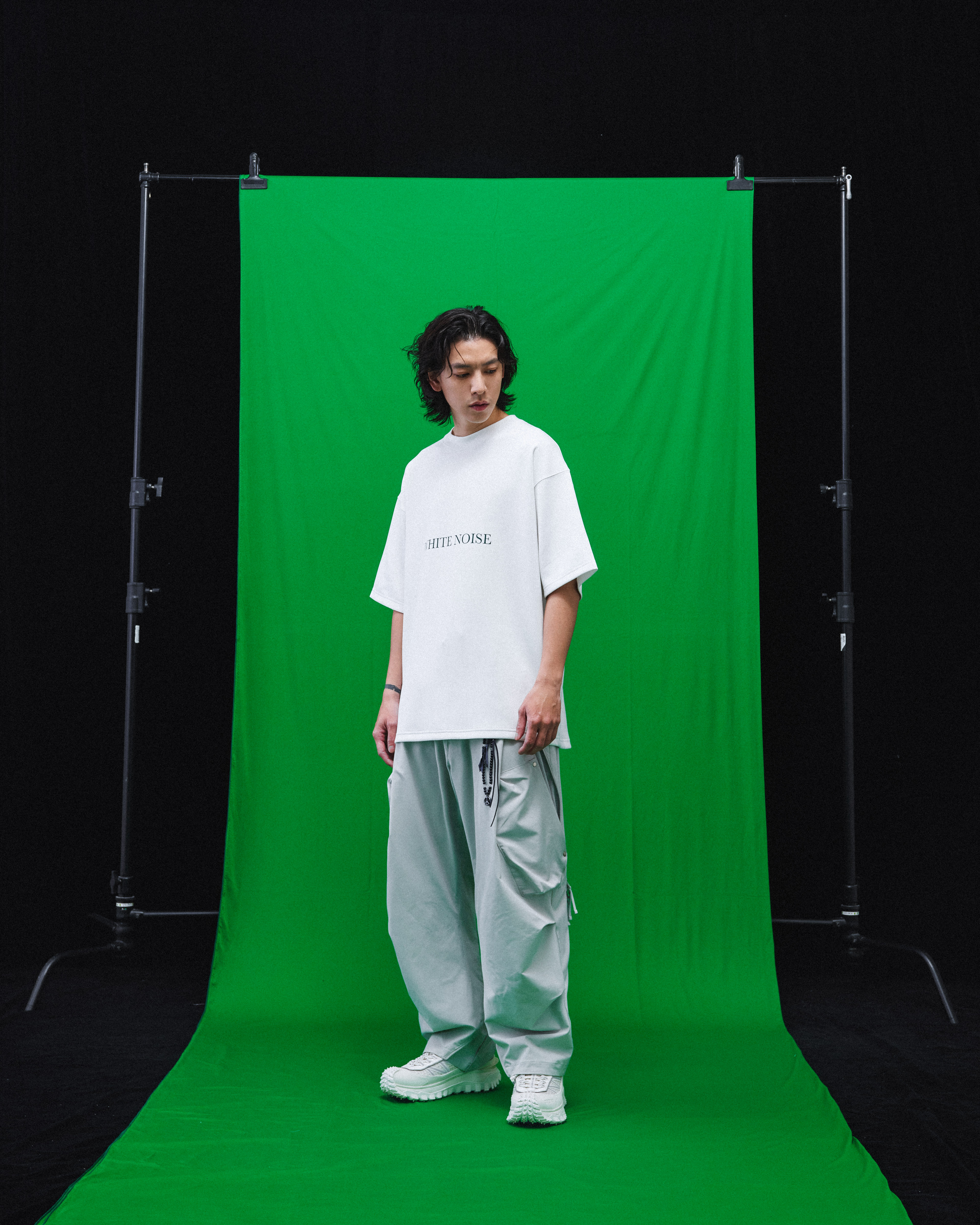 GOOPiMADE “AWGN-P1” 3D Wave-Form Utility Pants - Tech-Gray