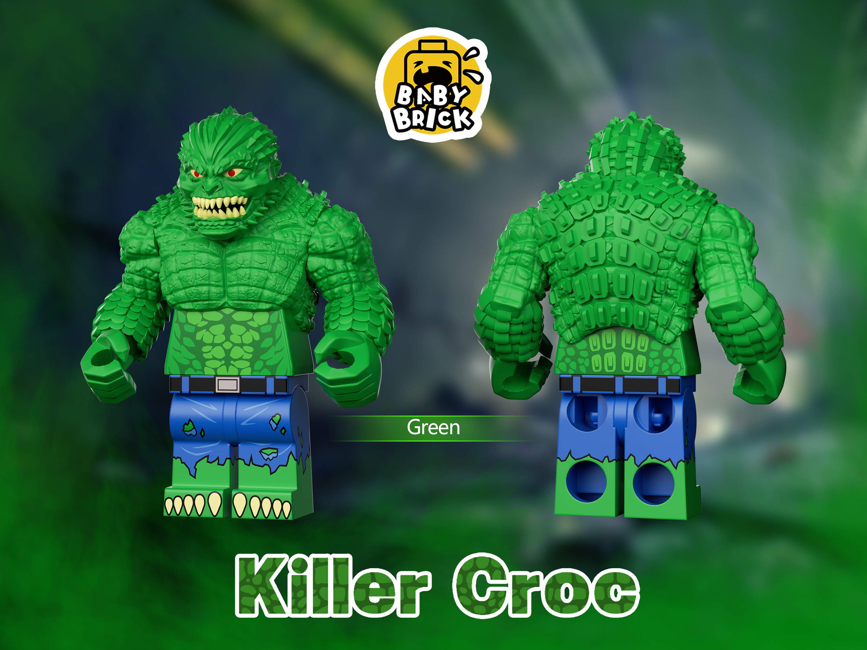 [Baby Brick] [In Stock] Comic Ver: Killer Croc [PADprinted]