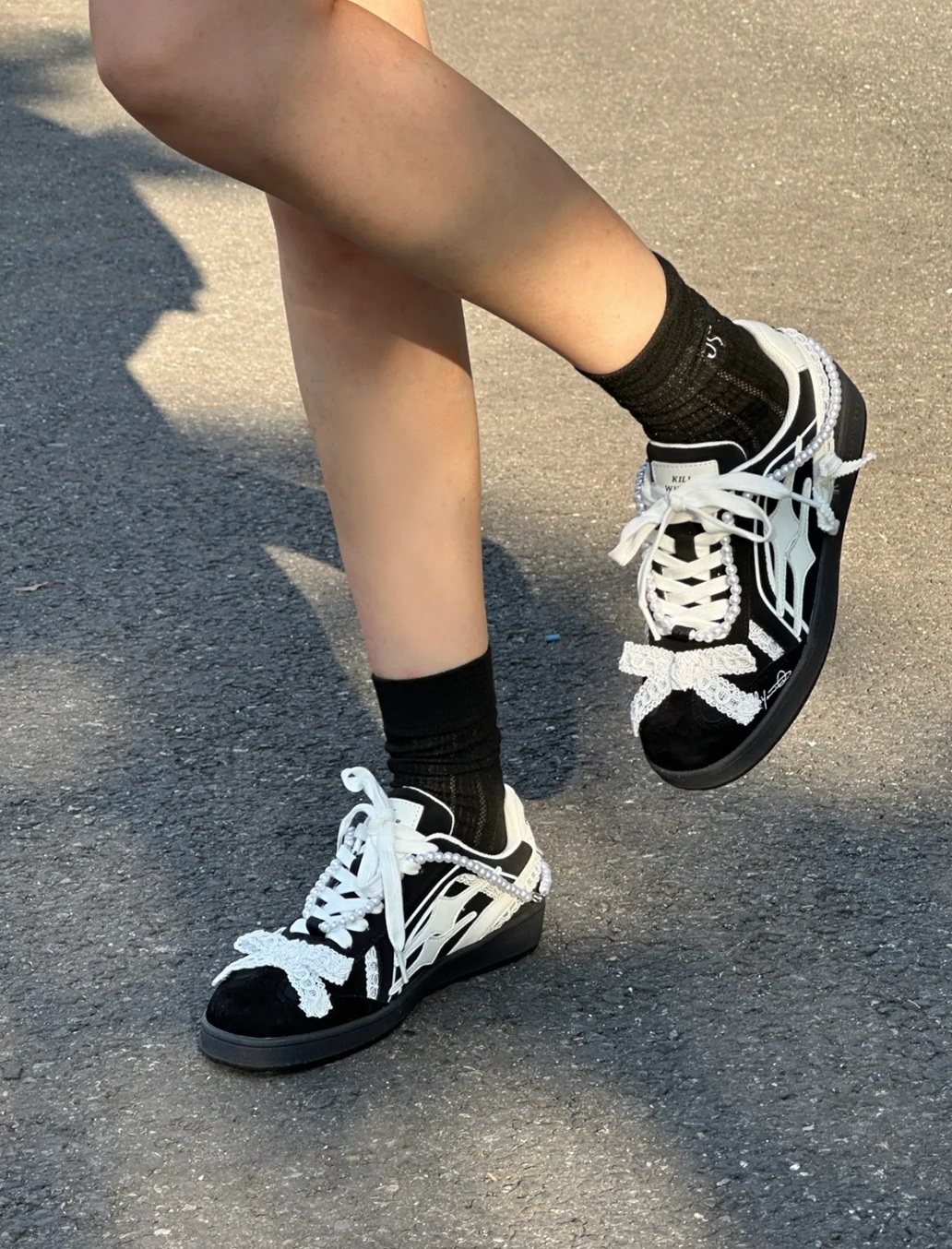 [預訂] Killwinner 德訓鞋 珍珠黑