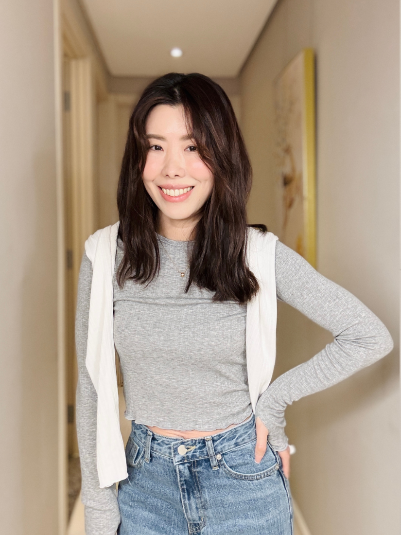 [現貨] Xylia 指孔羅紋上衣 [ 3色 / Free ]