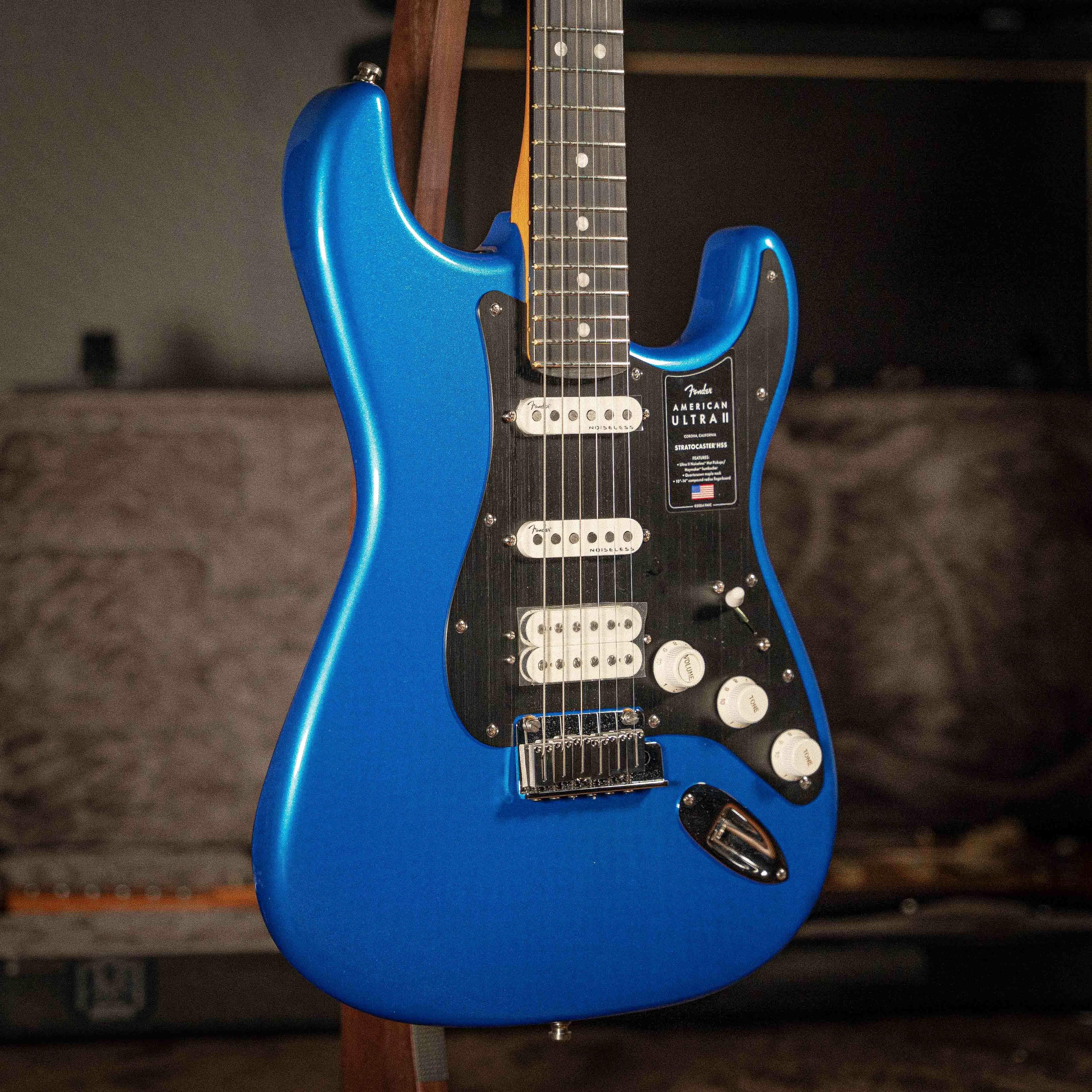 Fender USA Ultra II Stratocaster HSS Noble Blue 電吉他