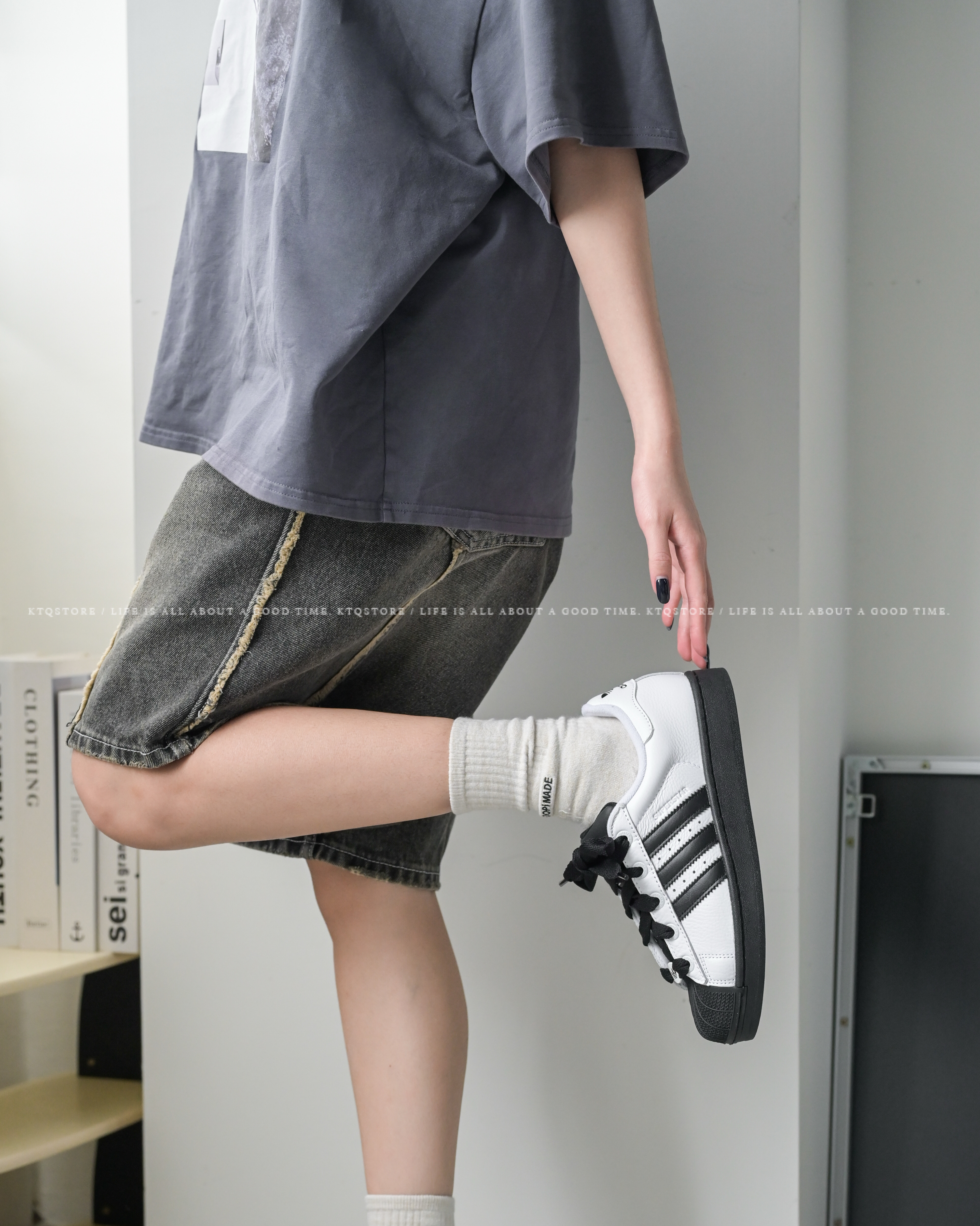 KTQ STORE ‧ Adidas Superstar II "Black White" 黑白 貝殼鞋 JI0124、Kk4473