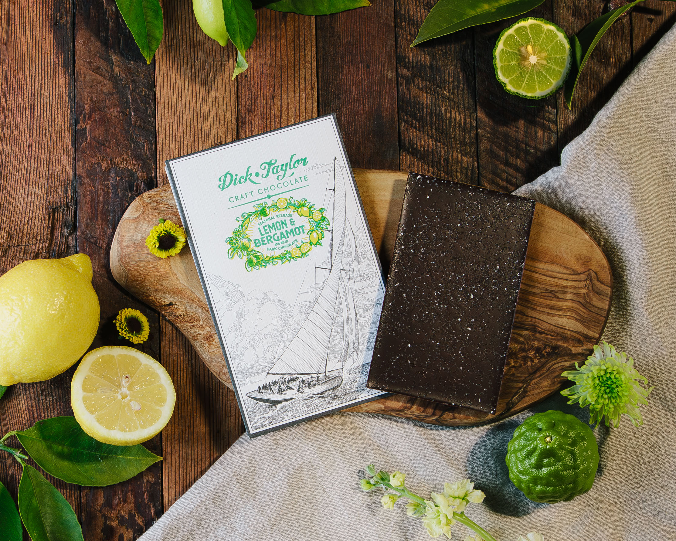 （節日限量版）檸檬和佛手柑 65% 黑朱古力