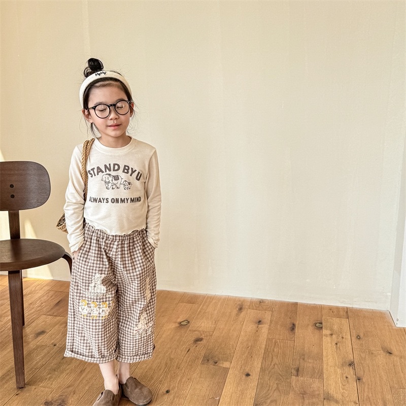 棉麻直筒九分褲