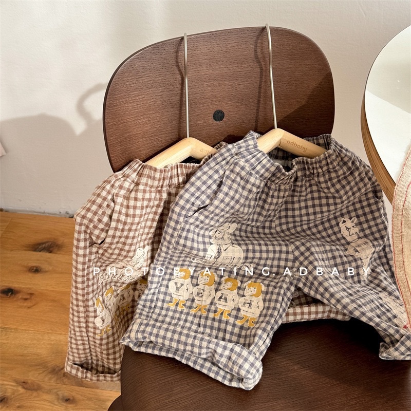 棉麻直筒九分褲