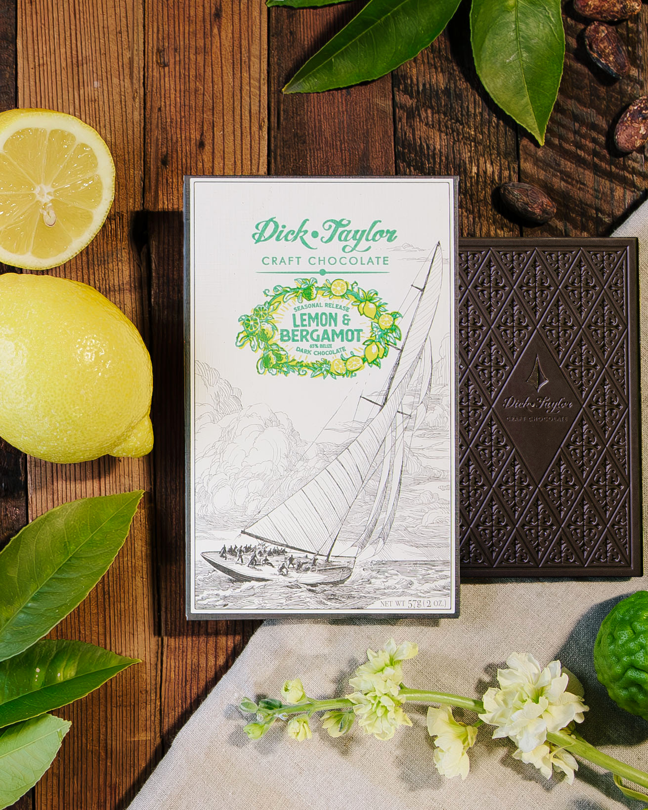 （節日限量版）檸檬和佛手柑 65% 黑朱古力
