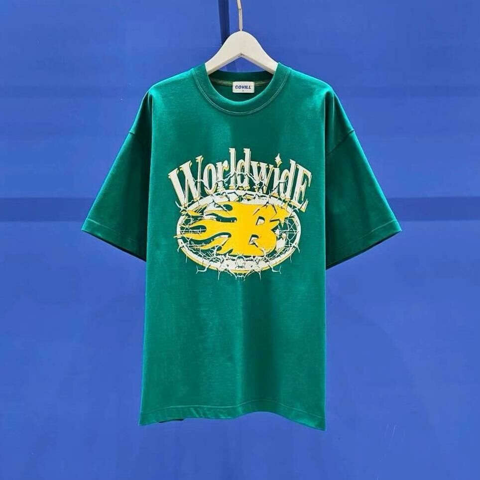 OverSize英文字圖案短袖Tee COVILL-180T