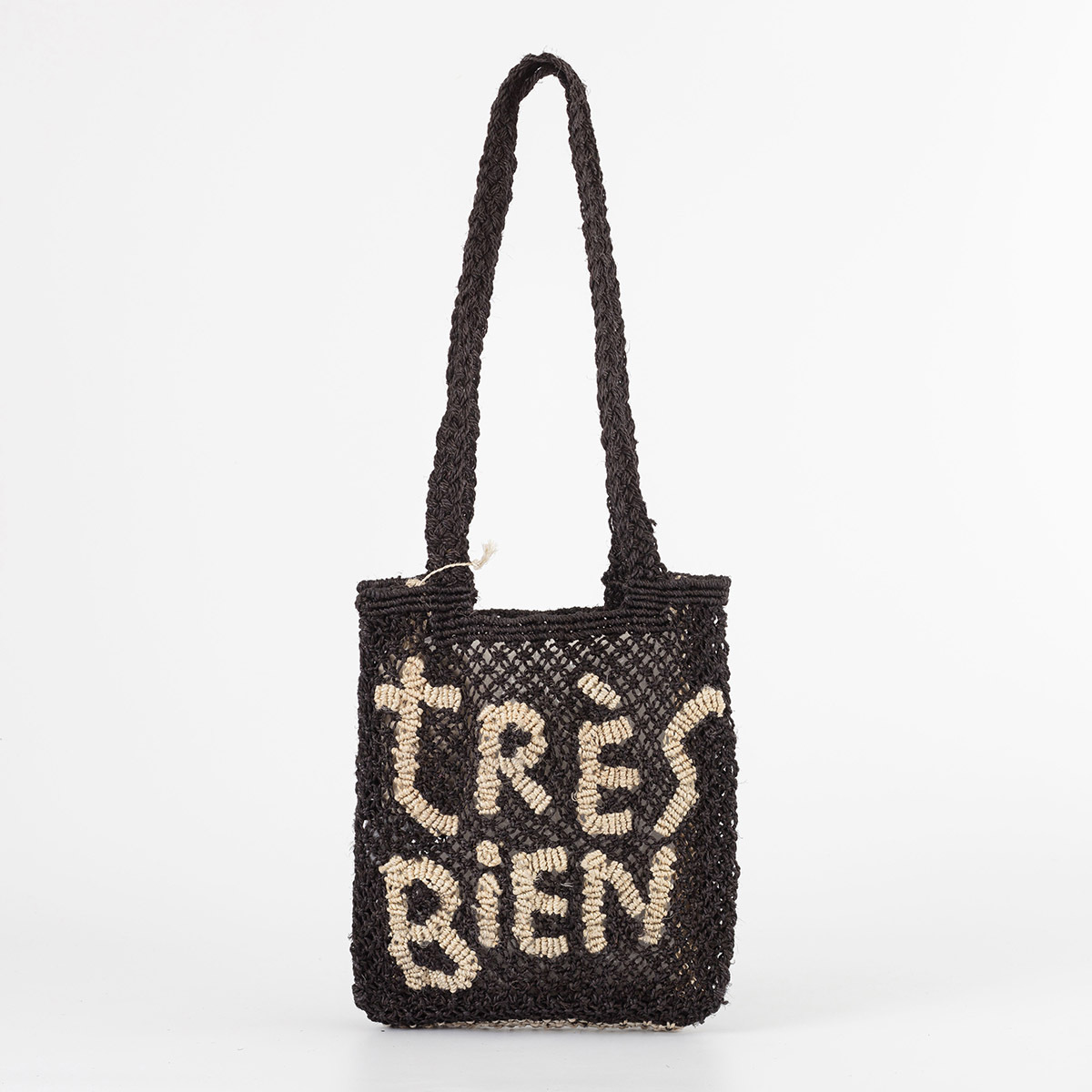 Tres Bien 編織包-Cara-黑