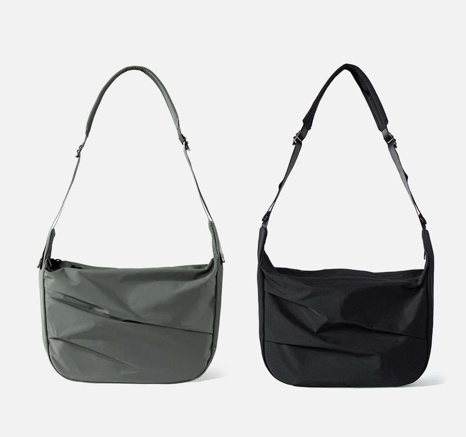 【OWN】Beipril 側背包 郵差包 韓國限定 防水 抗污 黑色 象牙 軍綠