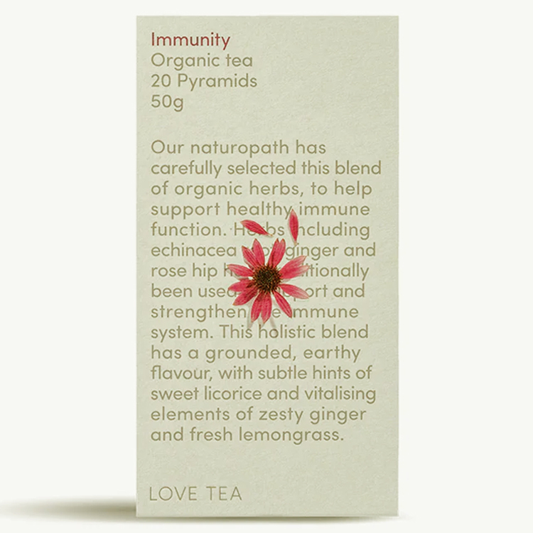 有機茶葉茶包加強免疫力配方 x 20