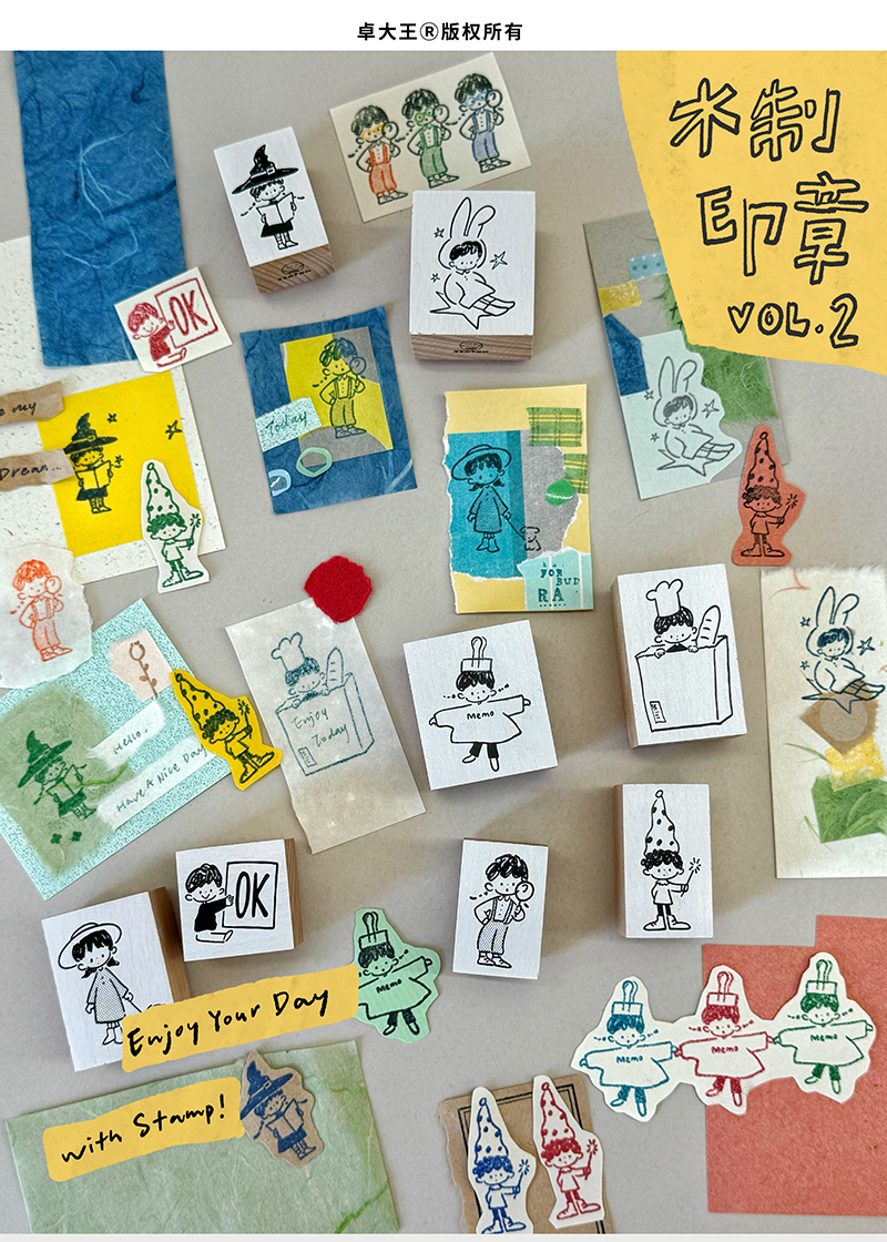 Molinta - Rubber Stamps - Enjoy your Day