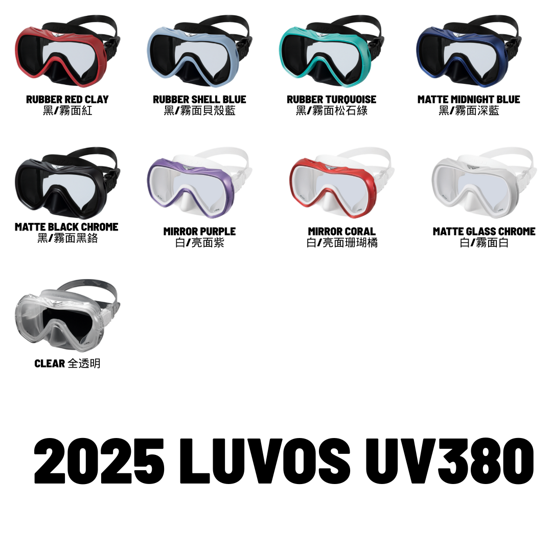 2025 GULL LUVOS 矽膠單面鏡 UV380ARIR (沒有附面鏡盒）