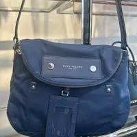 [S] MARC JACOBS AZURE BLUE M0014625-419 PREPPY NYLON MESSENGER CROSSBODY, 196611122986 (SMJ516)