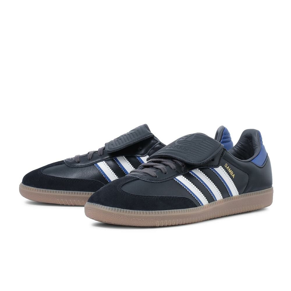 Adidas Originals Samba LT 日本新款 黑色深藍 翻鞋舌 長鞋舌 復古鞋 JQ5125