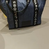 [S] MARC JACOBS DENIM BLUE 4S5HTT007H02-468 NYLON TOTE BAG, 196611274968 (SMJ518)