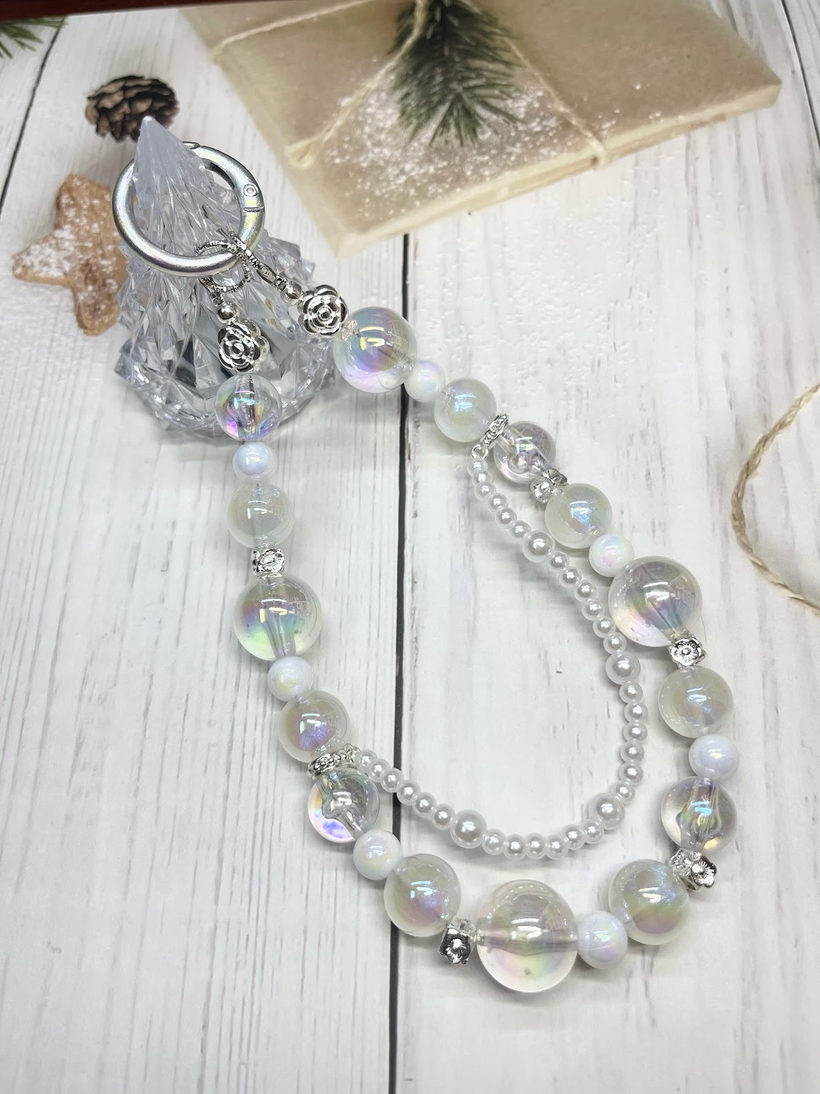 🌟簡潔高貴款🌟手工串珠掛飾