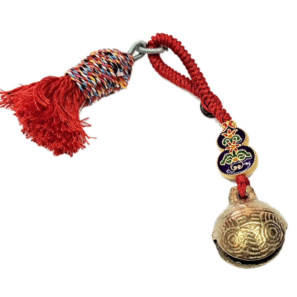 虎鈴&葫蘆&五色線流蘇開運隨意扣掛飾【十方】154598