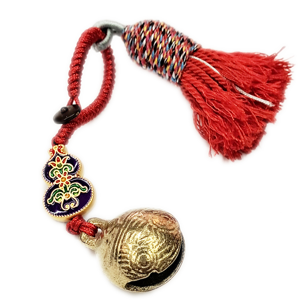 虎鈴&葫蘆&五色線流蘇開運隨意扣掛飾【十方】154598