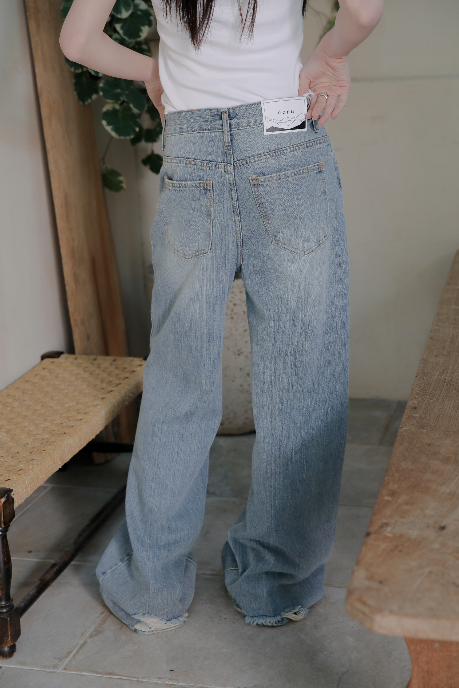Vintage Low Rise Bootcut Denim #牛仔褲