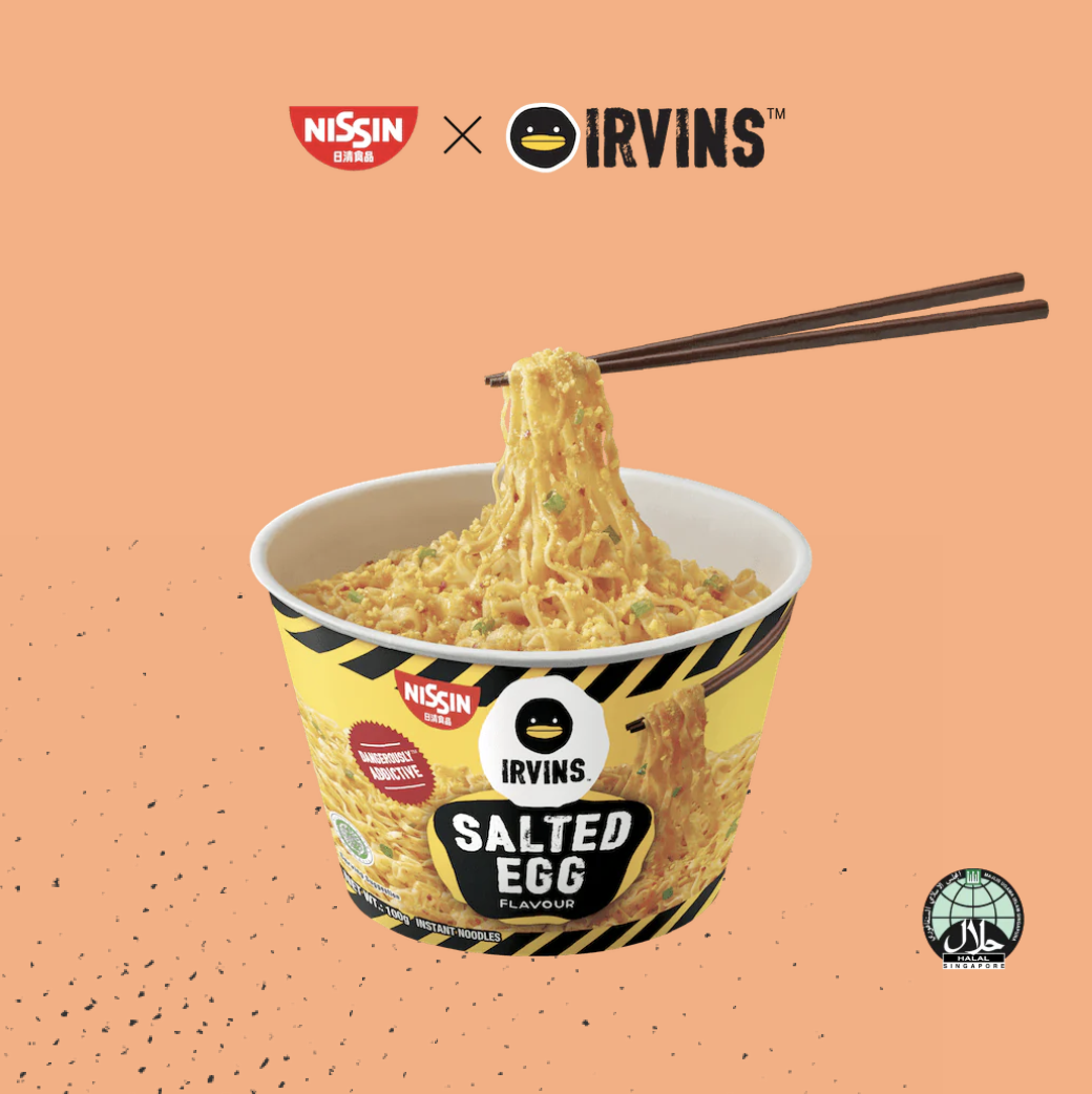 Nissin x Irvins 鹹蛋碗麵
