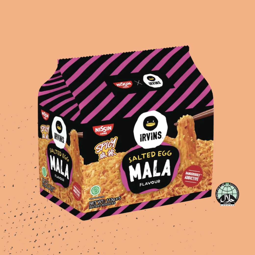 Nissin x Irvins 麻辣鹹蛋即食麵