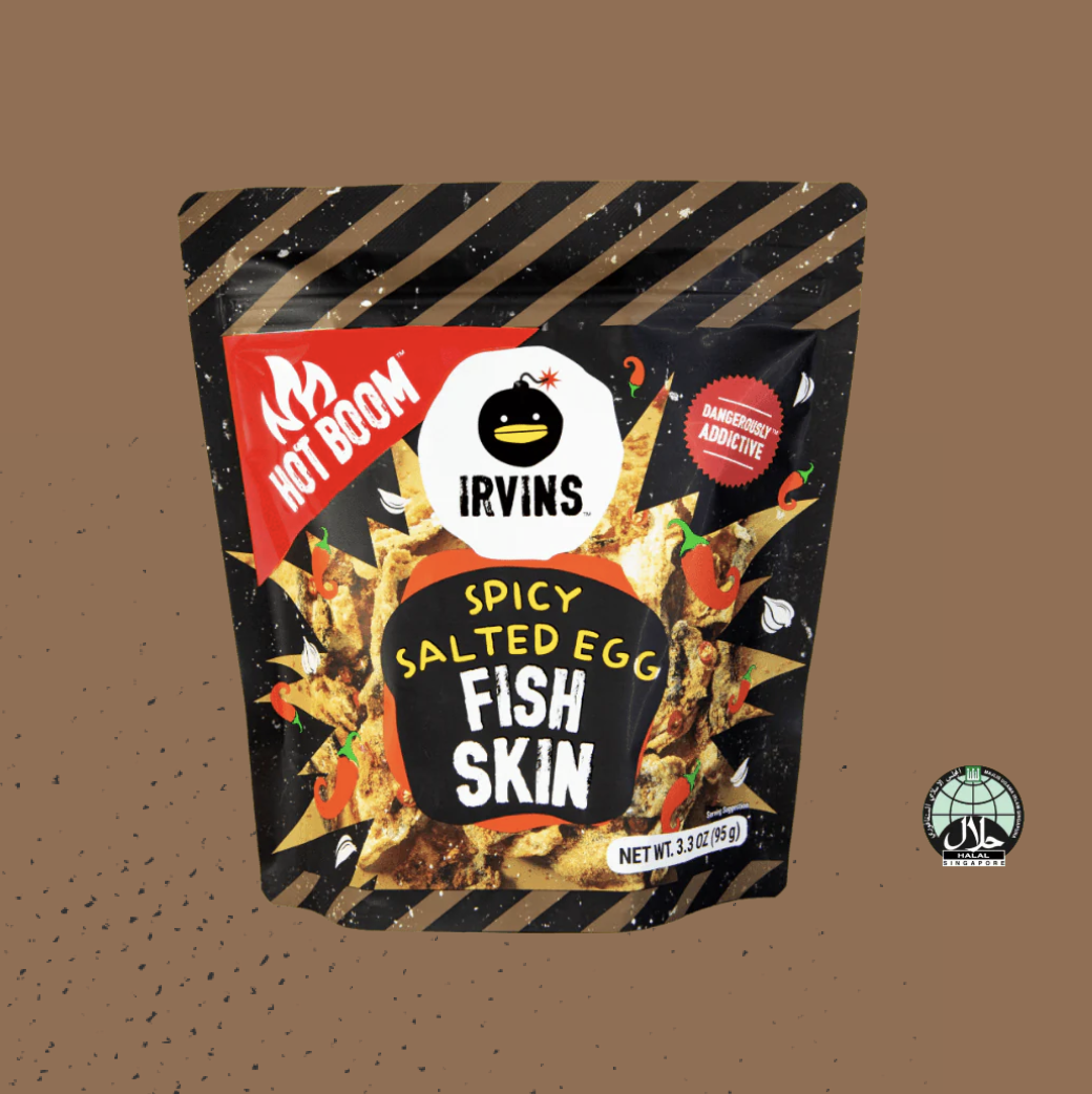 Irvins 香辣鹹蛋魚皮