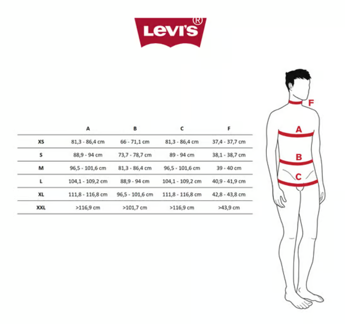 【預購】Levis G040850 男裝平腳內褲6件組