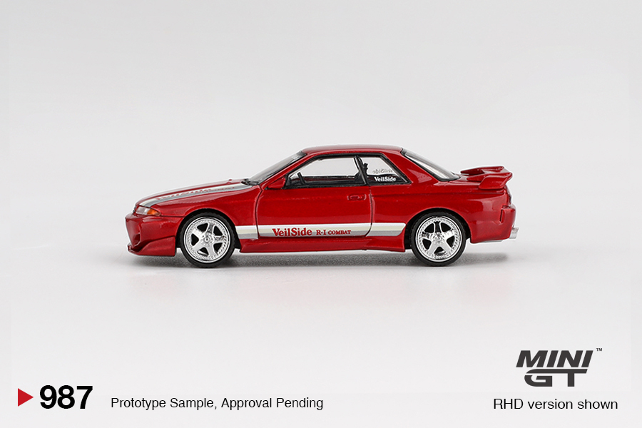 【預訂】Mini GT 987 Nissan Skyline GT-R (R32) VeilSide Combat C-I Gem Red
