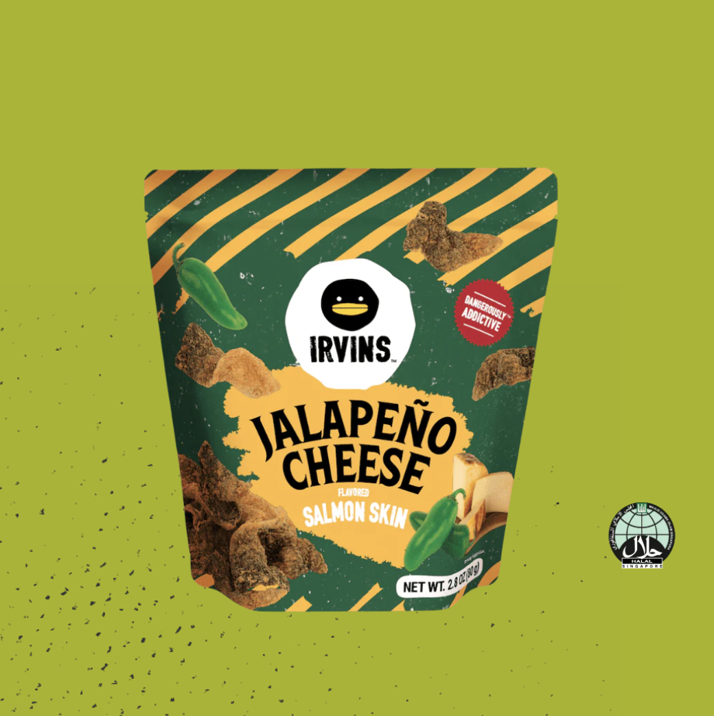 Irvins Jalapeno Cheese Salmon Skin