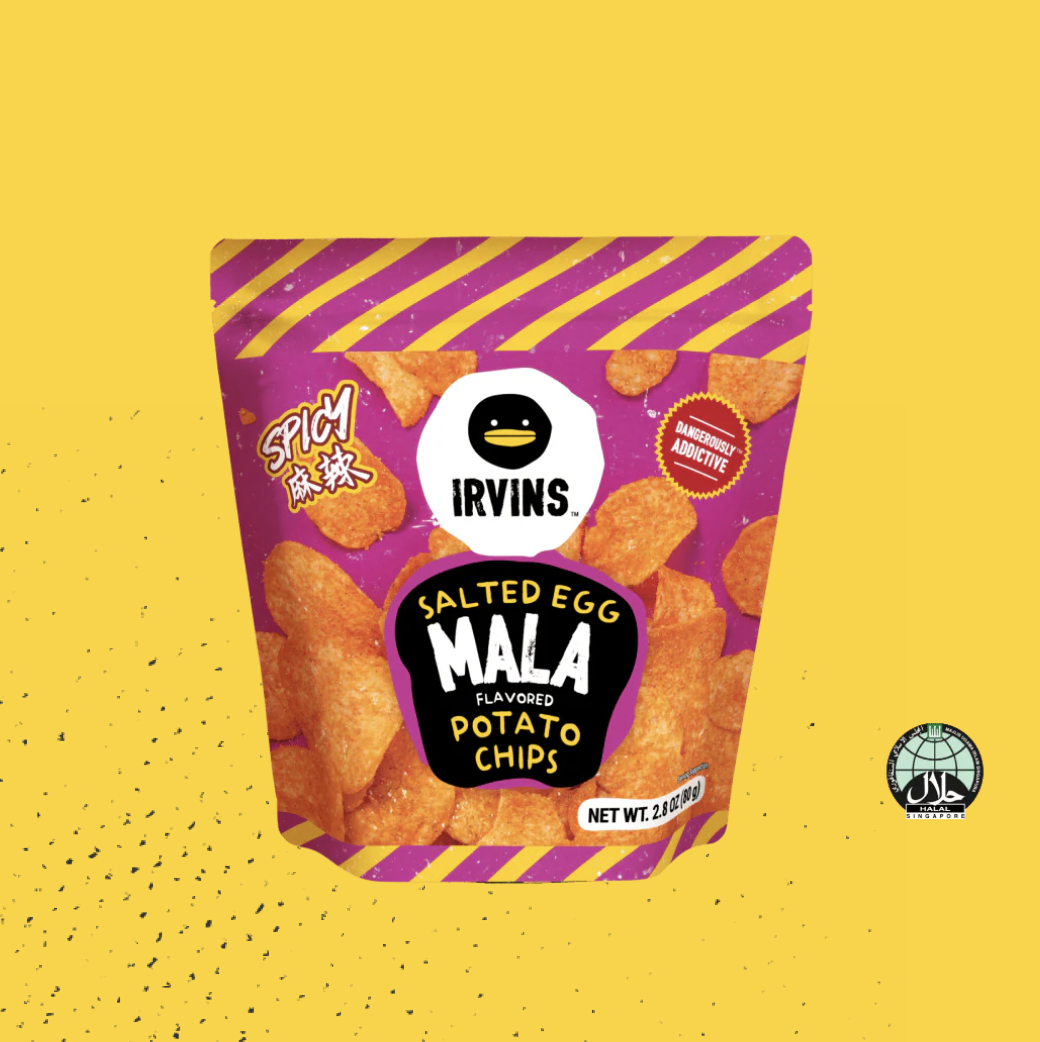 Irvins Salted Egg Mala Flavoured Potato Chips