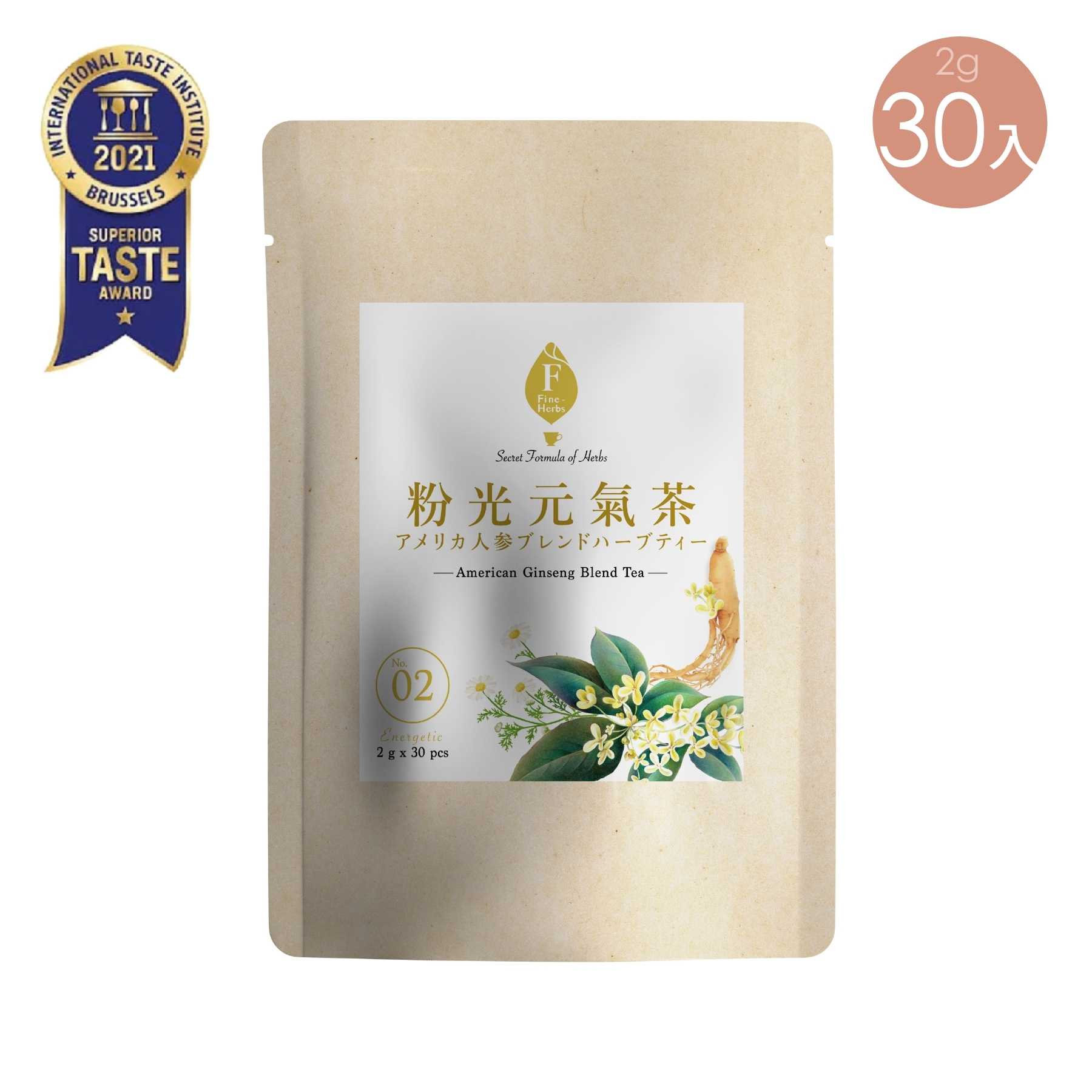 滋補強身【粉光元氣茶】2gx30入家庭號