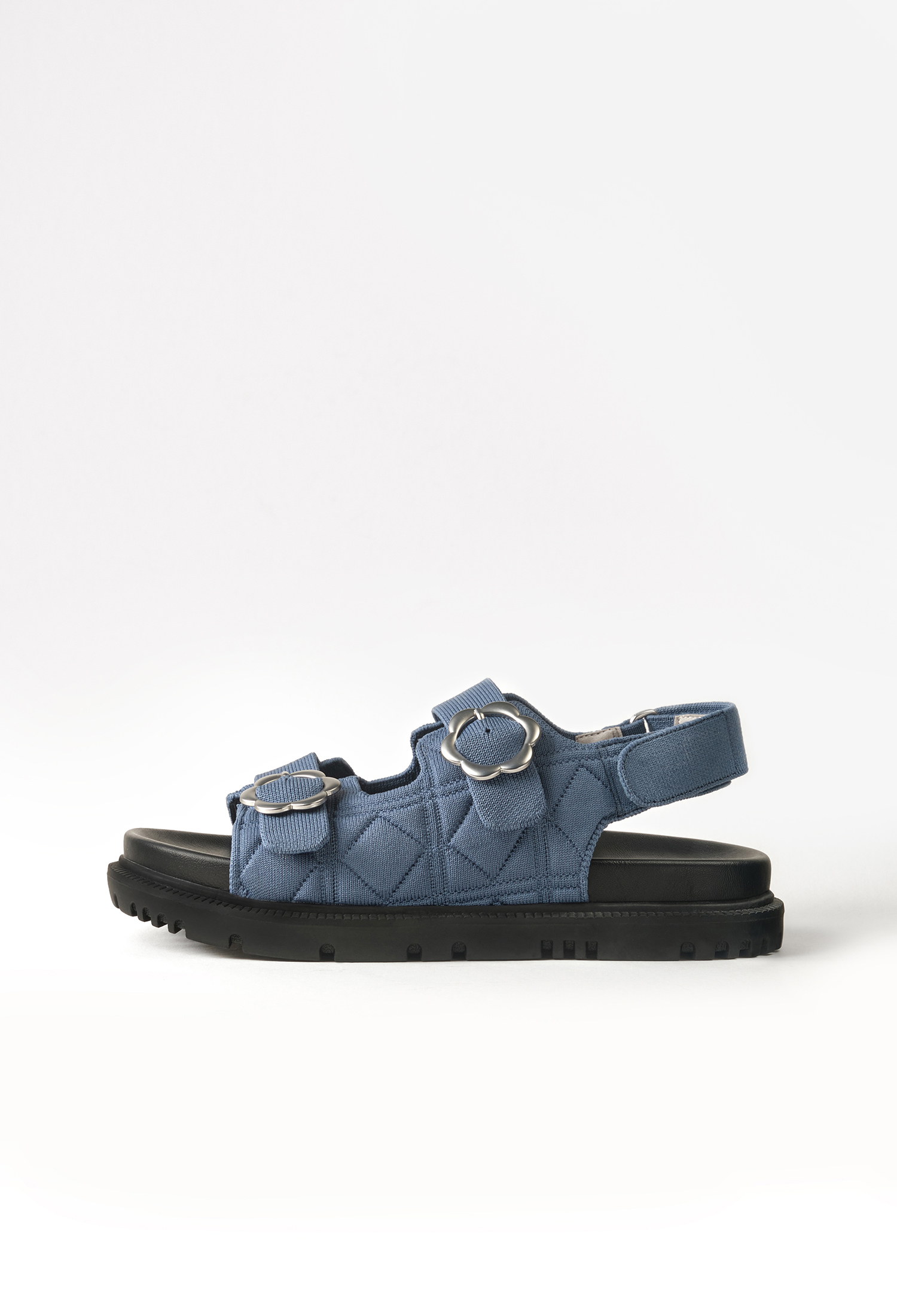 達菲厚底涼鞋 靛藍