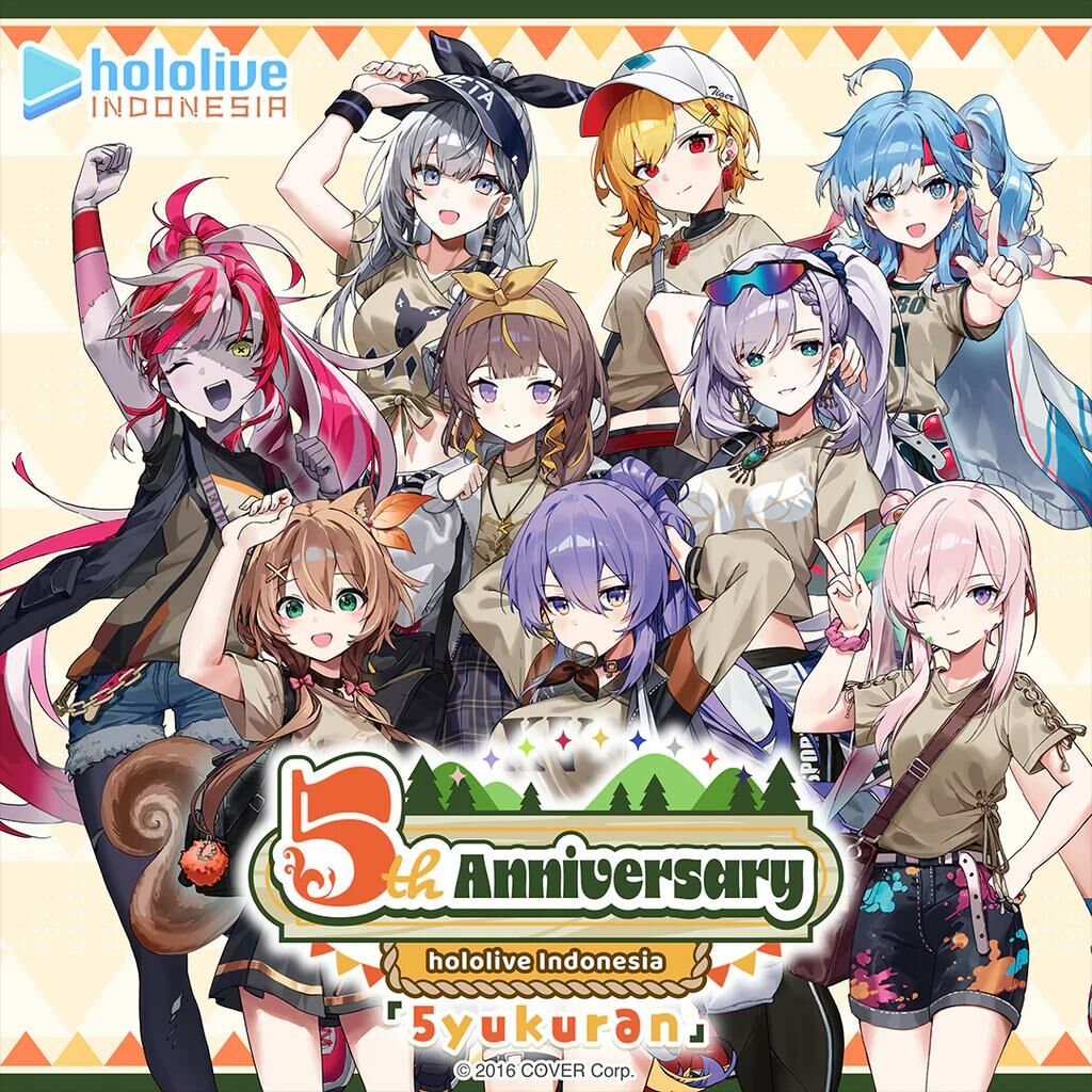 「官方代購」Hololive ID ホロライブインドネシア 5周年記念「5yukuran」