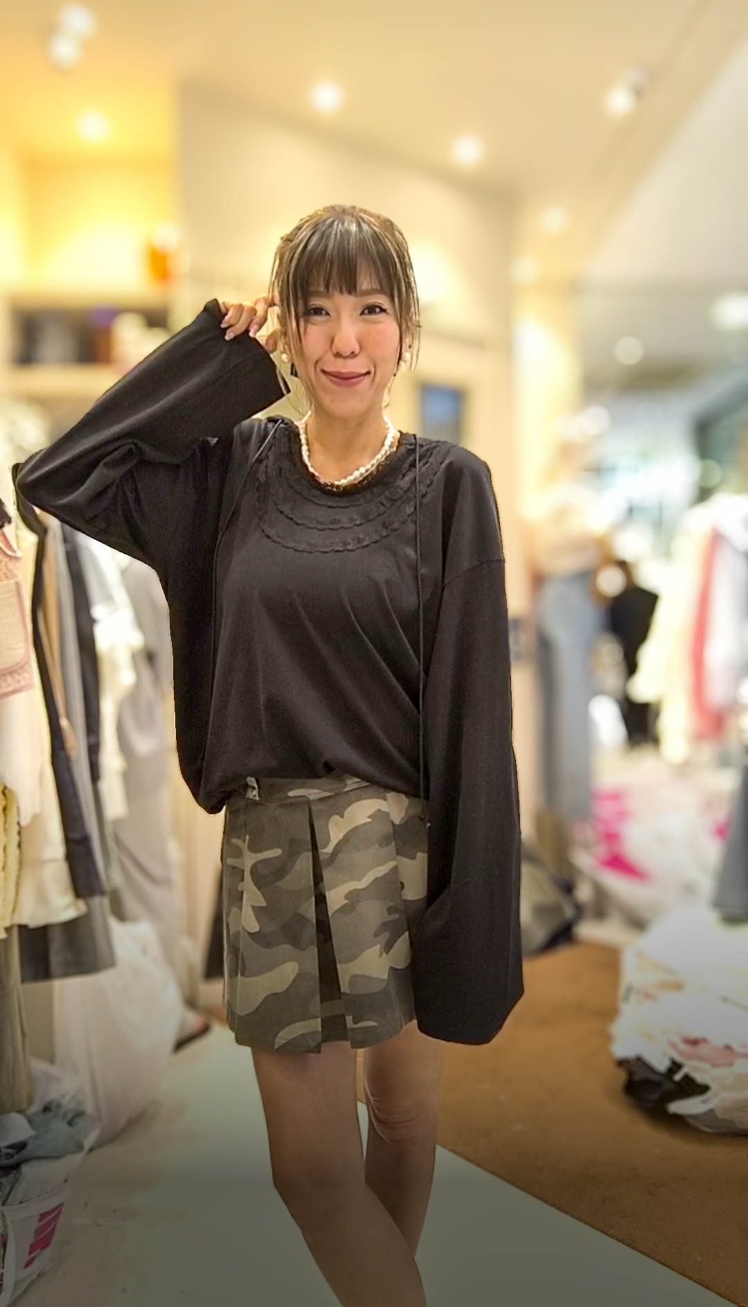 PM_K2115  ▶️迷彩短褲裙(MM穿S) 👉S(W:cm H:cm) M(W:cm H:cm) L:cm👈