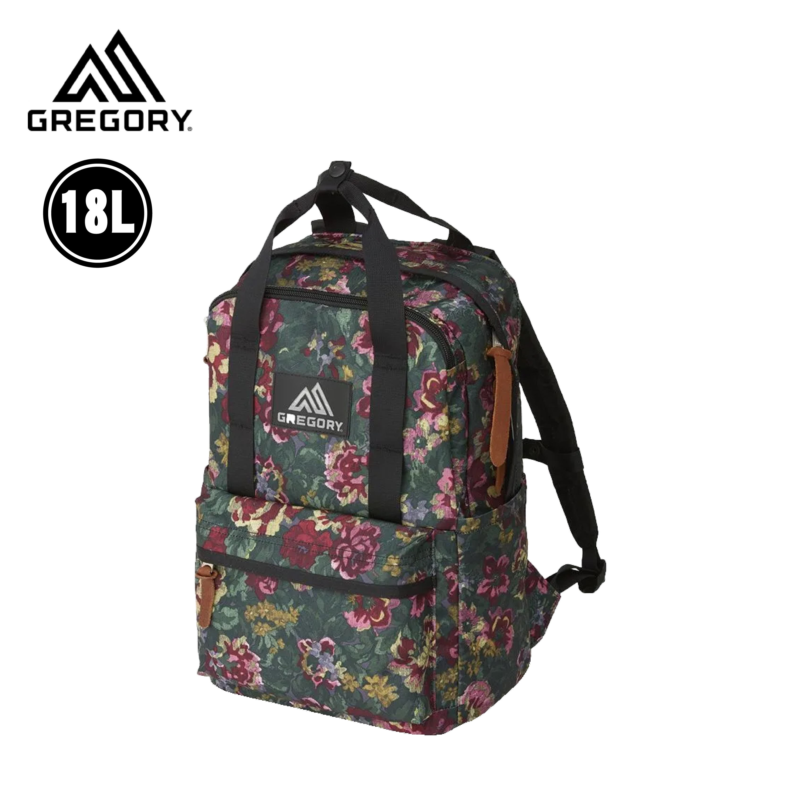 GREGORY 美國 EASY PEASY DAY 日系後背包 18L (花園油彩色) 71GR103869